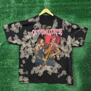 Cannibal Corpse North American Tour Death Metal Band Tie-Dye T-Shirt Size 2XL